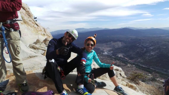Descansando en la cima 