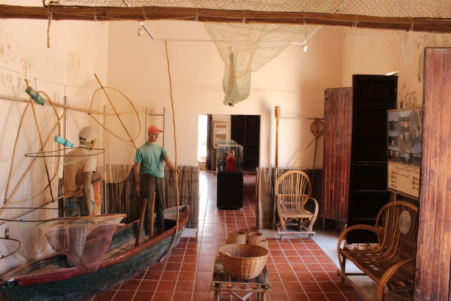Visitando el museo