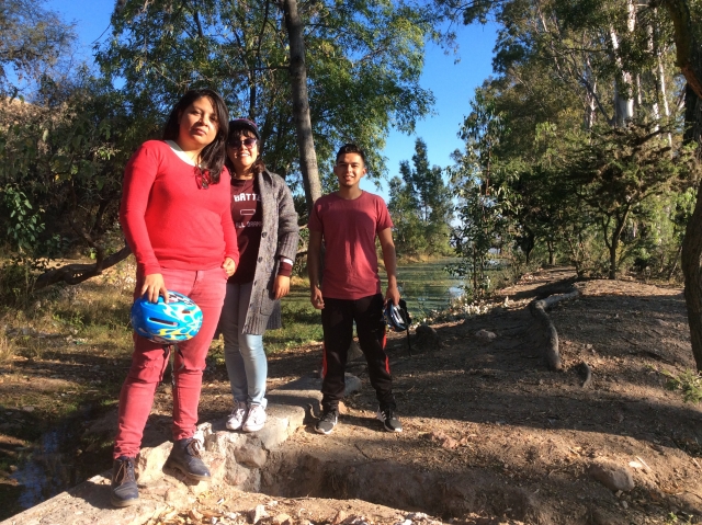 Ruta de bicicleta hacia Manantial del Fraile