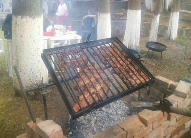 pollo barbacoa en el monasterio