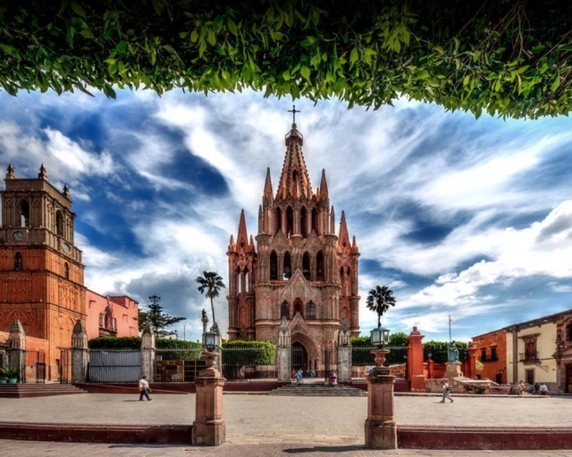 Afortunados de estar en san miguel.