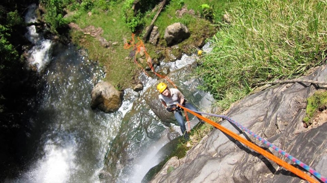 trepidante escalada