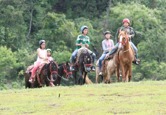 por en medio del campo