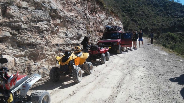 Recorrido en moto.