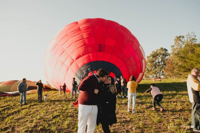 Paseo en globo para pareja