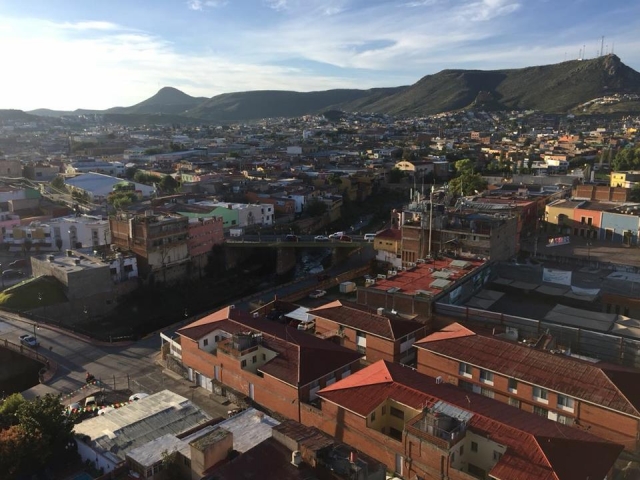 Vista de Huamantla desde las nuberes