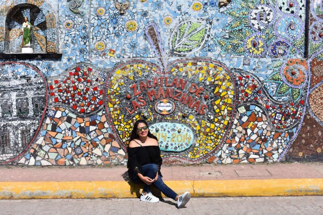 mosaico de manzana