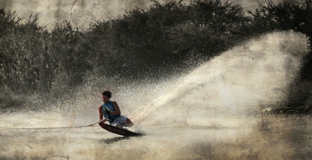 surcando las olas