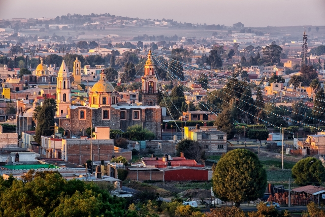 Panoramica de Cholula