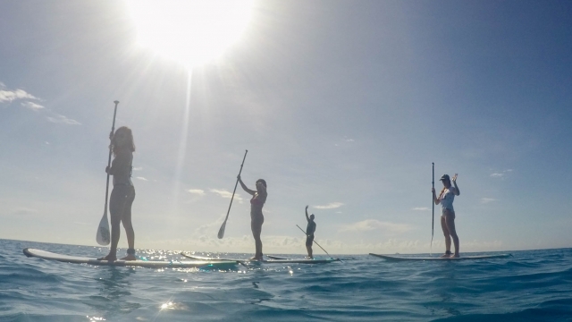 practica el paddte surf