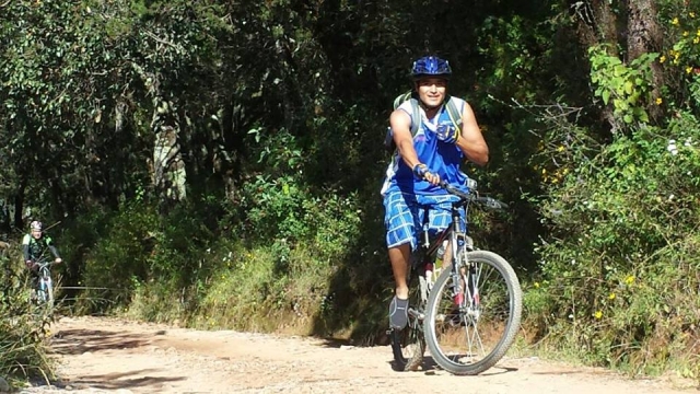 disfrutando del recorrido