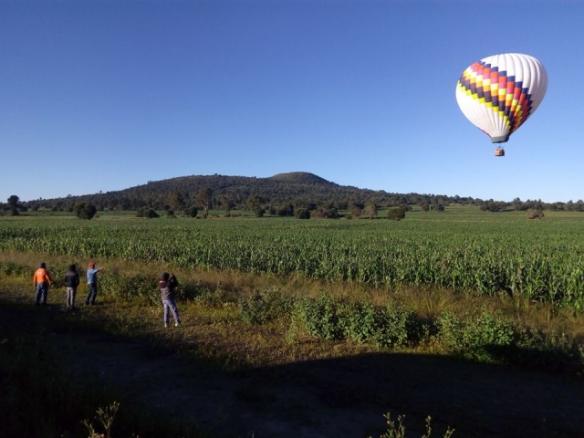 Paseo para niños en globo