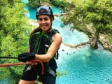 Descenso en rappel en Cascada Tamul con transporte