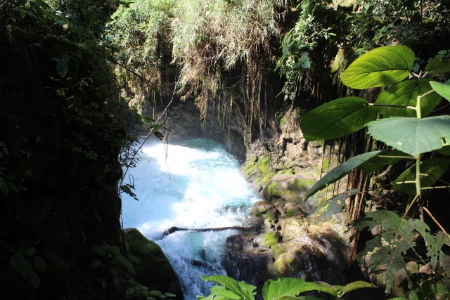 Llegando a las cascadas