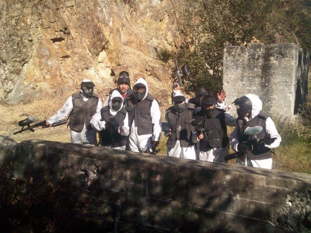 partida de paintball