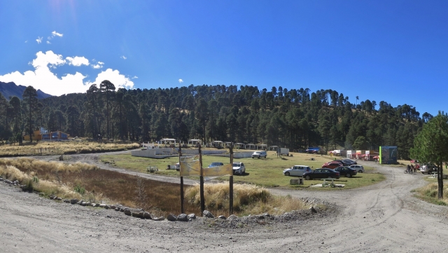 Llegando al volcán