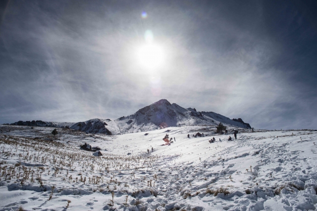 Nevado de Toluca con nieve