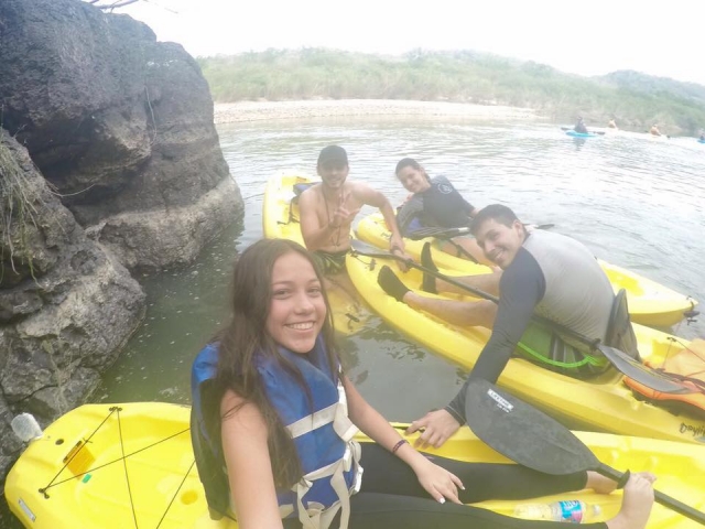 Kayaks con amigos