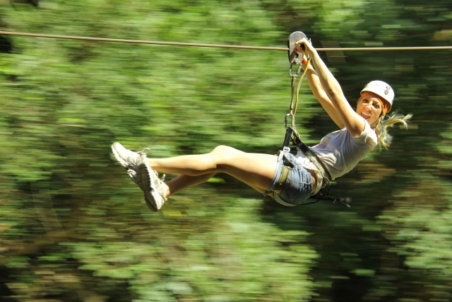 circuito en tirolina