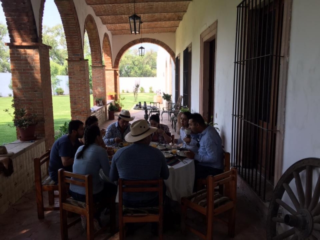 comidas en hacienda