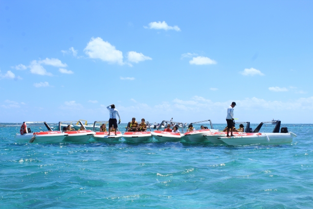 A punto de hacer snorkel