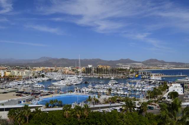Vista del puerto de Cabo San Lucas