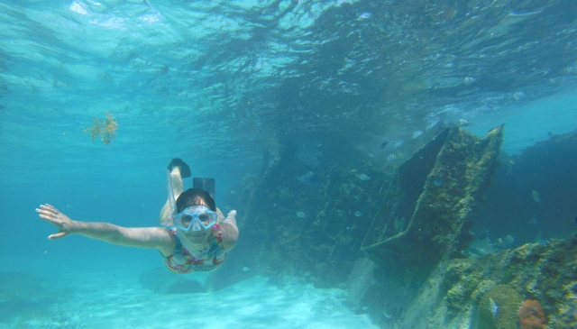 Practicando snorkel