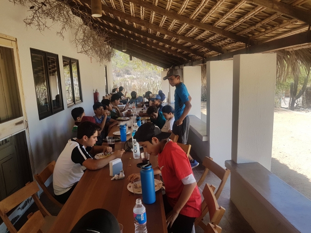 La hora de comer en el club