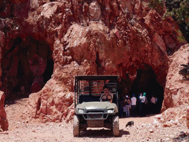 Entrada a las minas