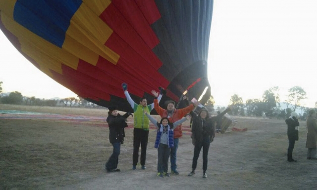 Vuelo en familia