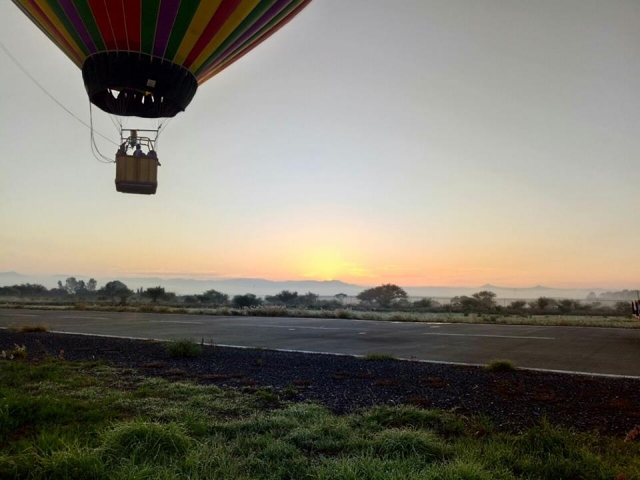 Viendo el amanecer