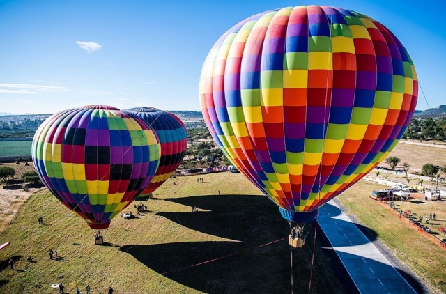 Los globos bien entrado el día