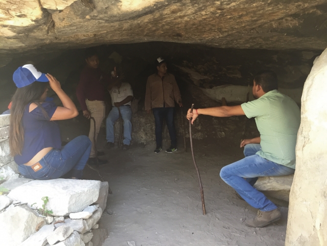Una cuevas que servía de refugio