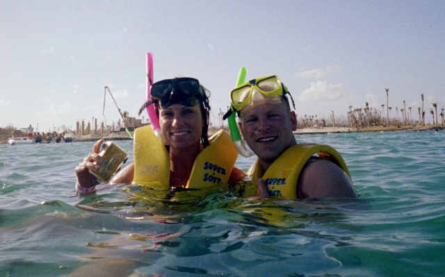 Snorkeling en pareja