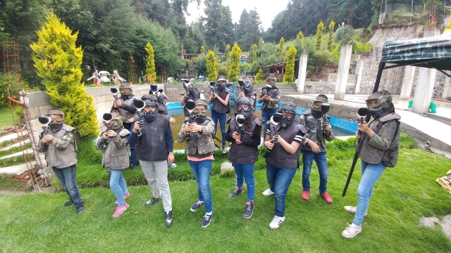 Equipo preparado para la batalla
