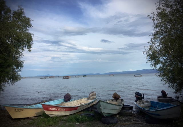 Pasea en bote por el lago