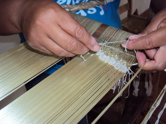 Taller de rebozos de seda