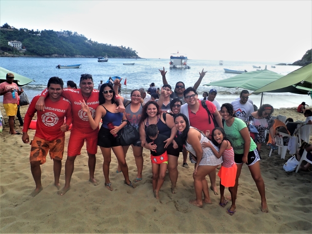 Disfrutando de Manzanillo