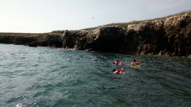 Disfrutando de snorkel en Nayarit