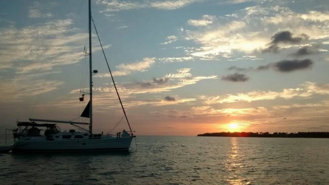 Atardecer en Bahía de banderas
