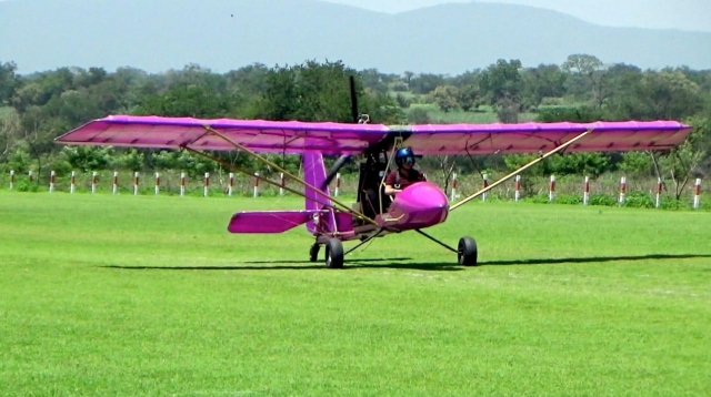 Volando en ultraligero en Cuernavaca