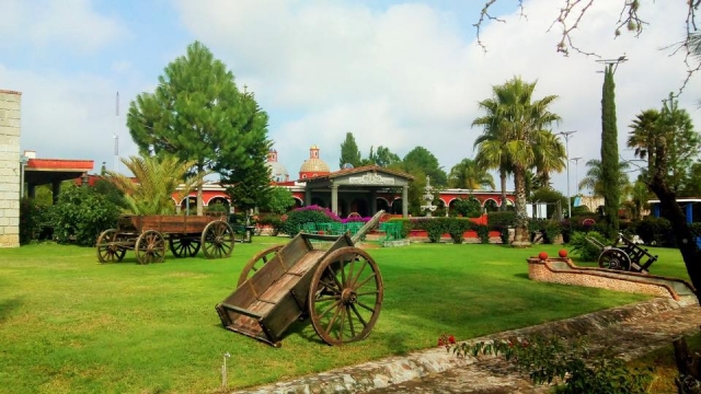 Ruta a caballo en hacienda en Querétaro