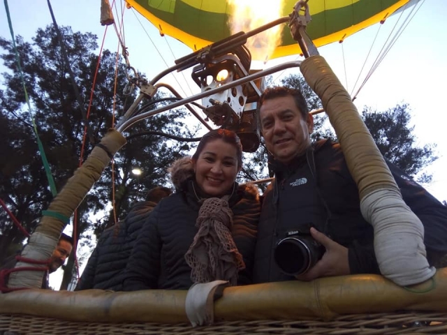 volando en pareja