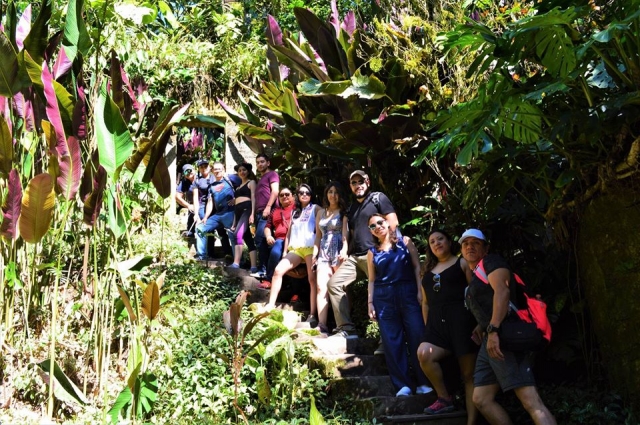 Visita guiada a jardín surrealista