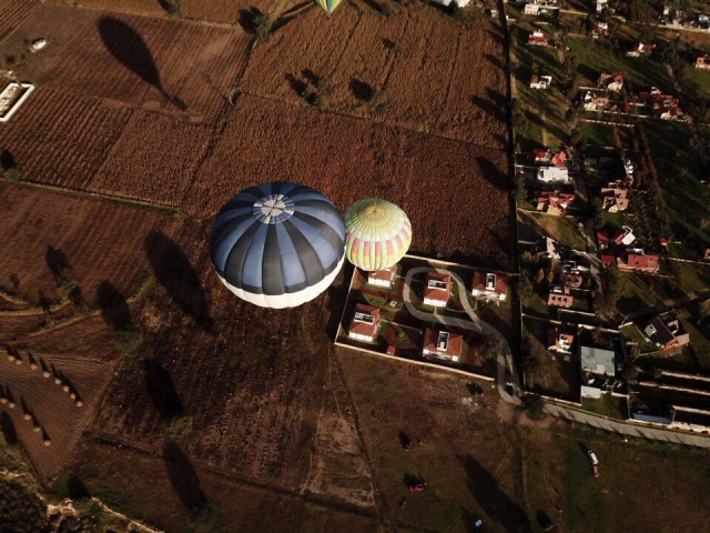Paseo en globo sobre Huamantla
