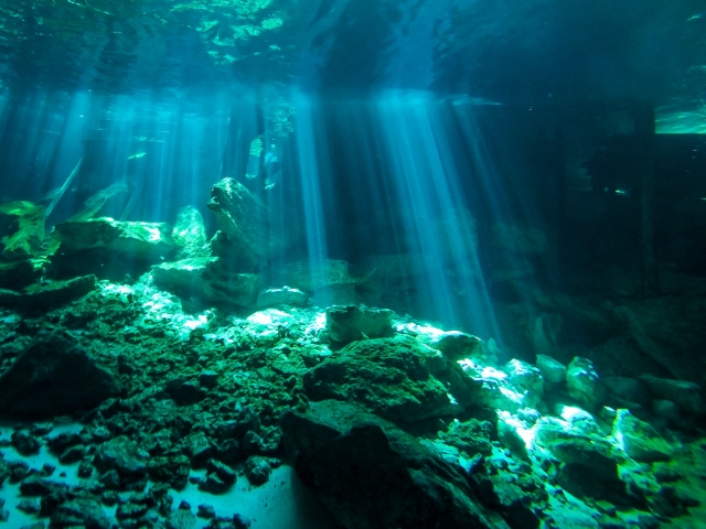 Mar cristalino de Tulum