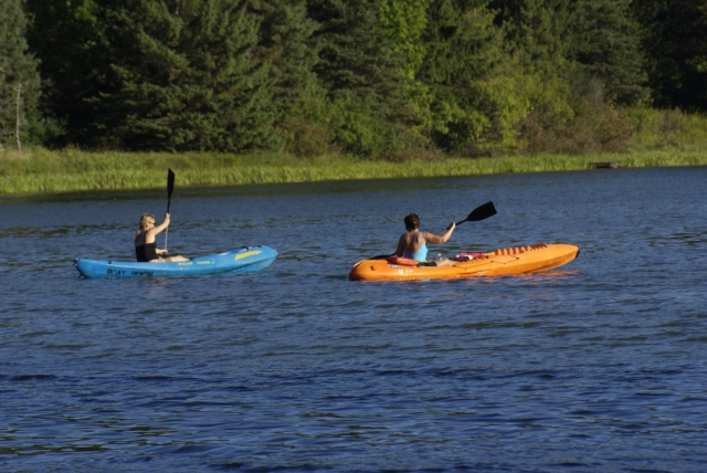 Disfrutando un día en kayak