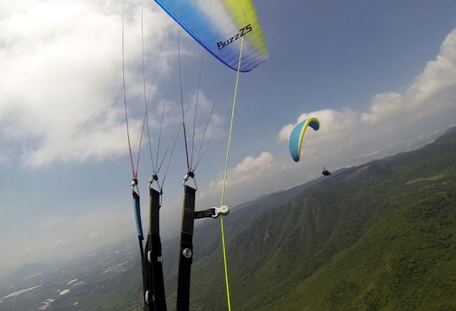 Paseando en parapente