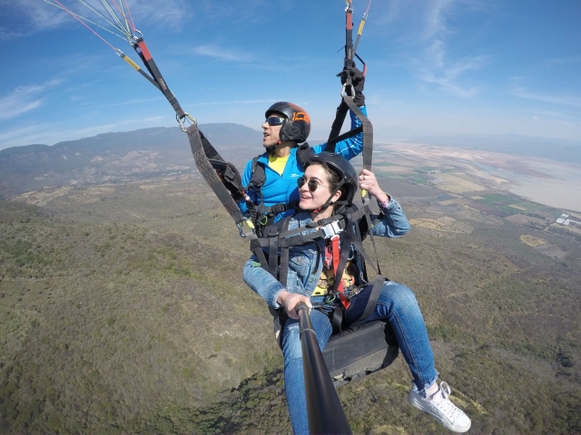 Posando para la cámara