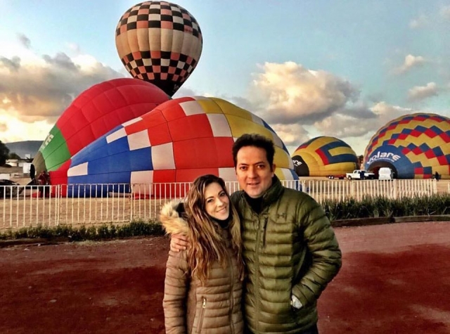Globos preparados para volar